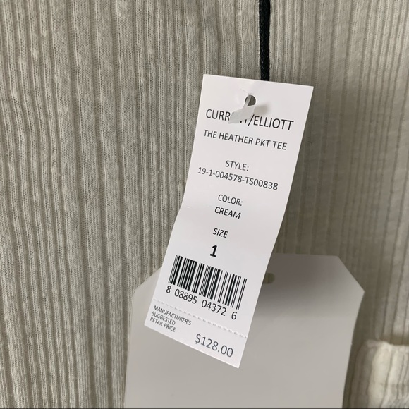 Current Elliott white tee - Picture 5 of 5